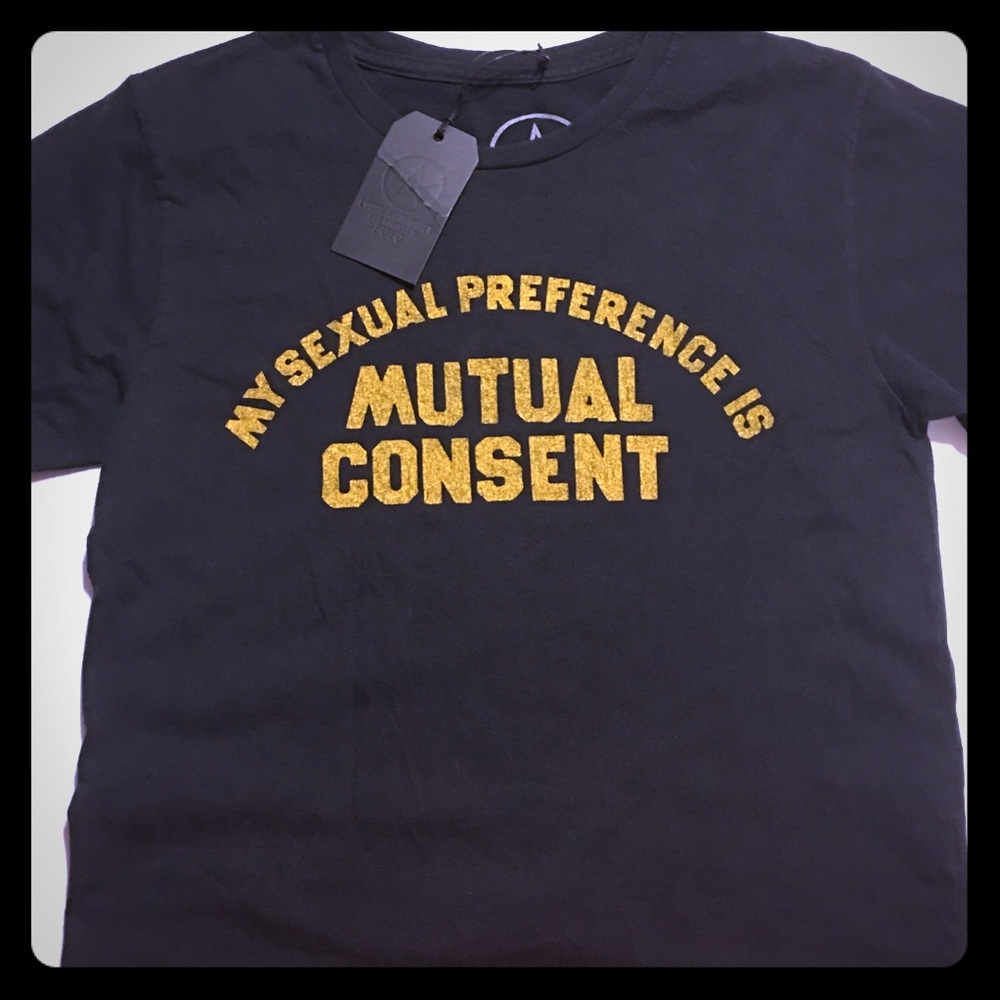 COPY - NWT Local Authority “mutual consent” crop T-shirt